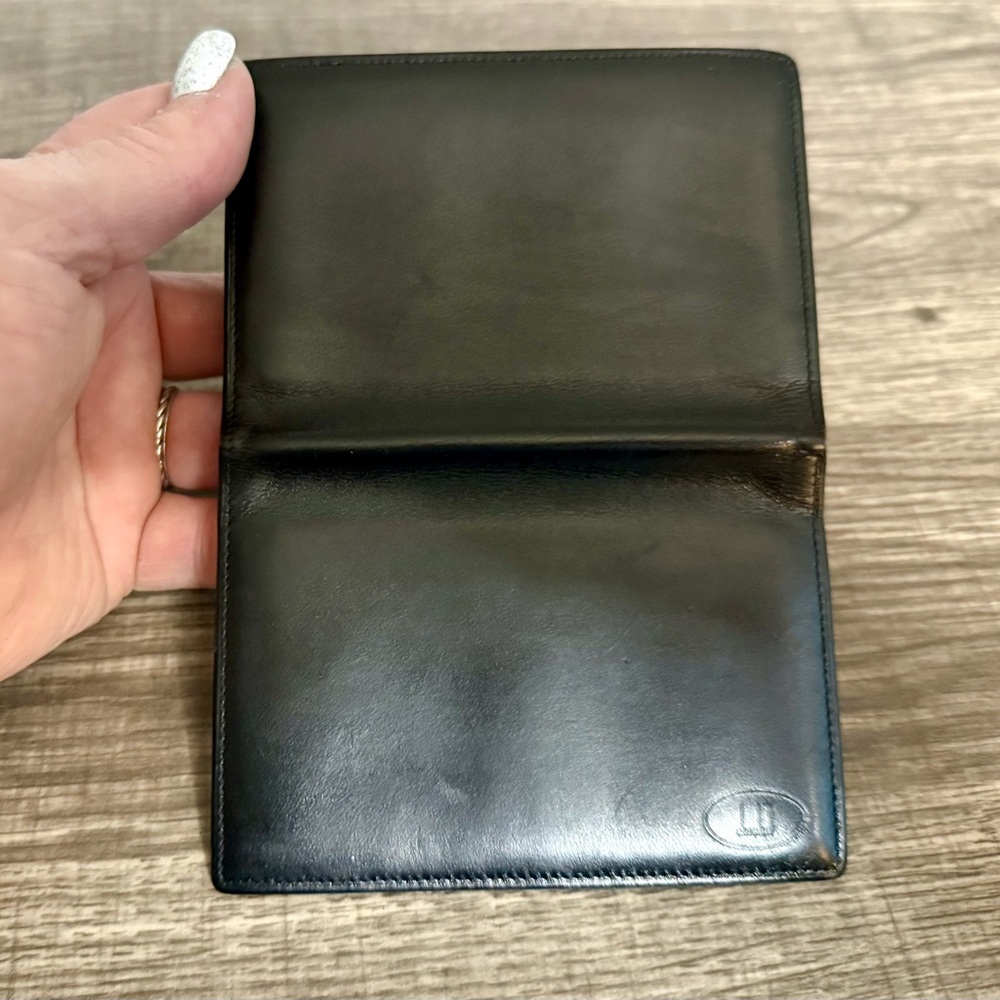 Black Leather Slim Card Holder - Picture 5 of 10